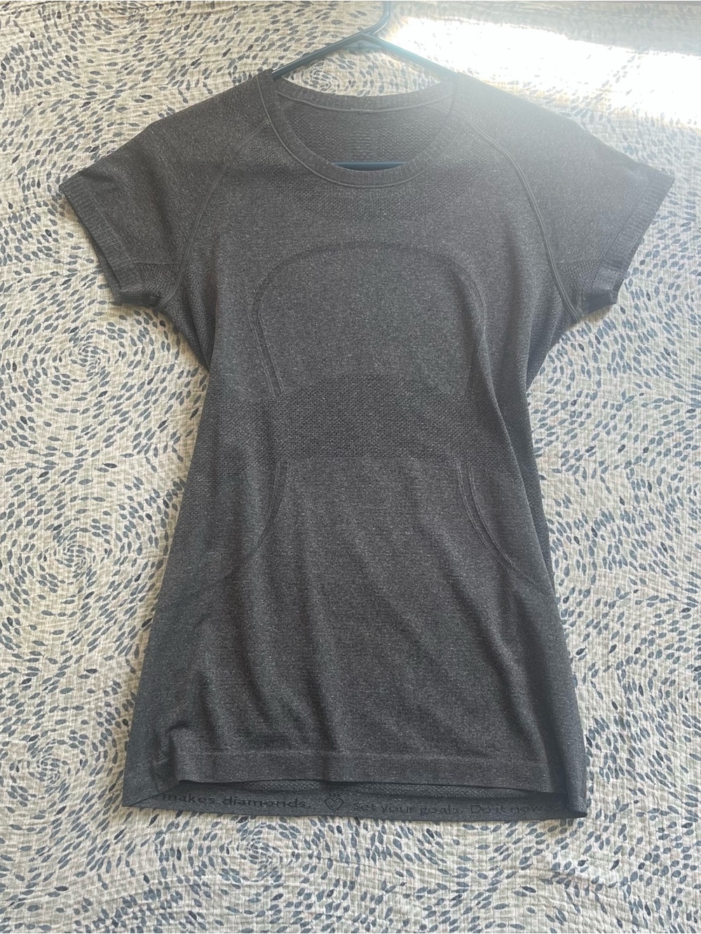 Lululemon swiftly tech tee in Charcoal